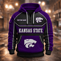 Kansas State Wildcats | Football Quarter Zip Hoodie K53395