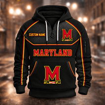 Maryland Terrapins | Football Quarter Zip Hoodie K53395