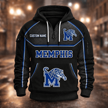 Memphis Tigers | Football Quarter Zip Hoodie K53395