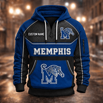 Memphis Tigers | Football Quarter Zip Hoodie K53395