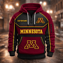 Minnesota Golden Gophers | Football Quarter Zip Hoodie K53395