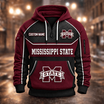 Mississippi State Bulldogs | Football Quarter Zip Hoodie K53395