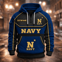 Navy Midshipmen | Football Quarter Zip Hoodie K53395