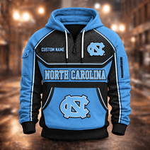 North Carolina Tar Heels | Football Quarter Zip Hoodie K53395