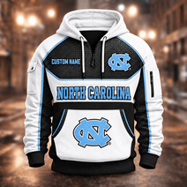 North Carolina Tar Heels | Football Quarter Zip Hoodie K53395
