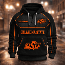 Oklahoma State Cowboys | Football Quarter Zip Hoodie K53395