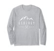 Geology Crossed Pickaxes Geologist Mountain Rockhound Long Sleeve T-Shirt