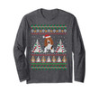 Basset Hound Ugly Christmas Shirt Long Sleeve T-Shirt