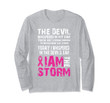 I am the storm Breast cancer awareness shirts long sleeve