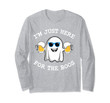 Funny Halloween Tee, I'm Just Here For The Boos Costume Men Long Sleeve T-Shirt