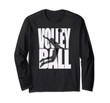 Volleyball Long Sleeve Shirt For Girls,Women and Teenagers