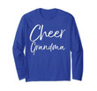 Matching Family Cheerleader Grandmother Gift Cheer Grandma Long Sleeve T-Shirt