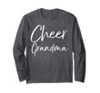 Matching Family Cheerleader Grandmother Gift Cheer Grandma Long Sleeve T-Shirt