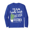 Team 4th Fourth Grade Funny Teacher Cactus Back School Gift Long Sleeve T-Shirt