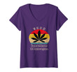 Womens Weed The Glue Holding This 2020 Shitshow Together Vintage V-Neck T-Shirt