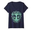 Womens Wiccan, Pagan And Occult Clothing. Celtic Knot Tree Of Life V-Neck T-Shirt
