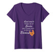 Womens I Just Want To Work In My Garden & Hang Out With My Chickens V-Neck T-Shirt