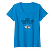 Womens I Get By With A Little Help From My Hens V-Neck T-Shirt