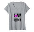 Womens You Can't Buy Love But You Can Rescue It Pet Adoption V-Neck T-Shirt