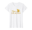 Womens Mama Dragon Tribe Gold T-Shirt Matching Family Mom Mother