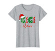 Womens Santa Hat Gigi Claus Family Matching Christmas Gift T-Shirt