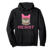 Women Resist Persist Protest March Cat Hat Hoodie