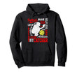 Girls Softball Catcher Distressed Look Traits Of A Catcher Pullover Hoodie