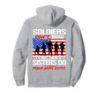 Proud Army Sister Hoodie Soldiers Don't Brag Sibling Gift