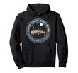 Funny Space Force 8 bit retro game style Spaceship Hoodie