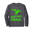 Dirt Bike Savage Kids Youth Rider Long Sleeve Shirt Gift