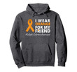 I Wear Orange For My Friend Hoodie MS Awareness Ribbon