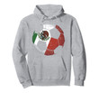 Mexico Soccer Ball Flag Jersey Hood - Mexican Football Gift