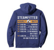 Funny Steamfitter Gifts - Steamfitter Hourly Rate Hoodie