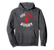 Give Blood Play Rugby Player Jersey Pullover Hoodie