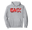 Distressed BMX Hoodie for Men Women Kids & Bike Riders