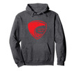 Red St. John Libertyville, IL Logo Pullover Hoodie