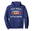 Stay Trippy Little Hippie Vintage Van Peace Sign Hoodie