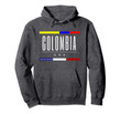 Colombia USA flag friendship born family hoodie gift