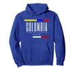 Colombia USA flag friendship born family hoodie gift