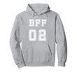 BFF 02 Hoodie for Bestie Sisters Pullover Girls Friendship
