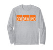 GPODAWUND Cleveland Funny Football Fan Gift Dad Father Joke Long Sleeve T-Shirt