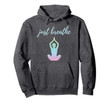 Just Breathe Inspirational Fitness Graphic Design Hoodie