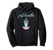 Just Breathe Inspirational Fitness Graphic Design Hoodie