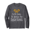 Funny Multiple Sclerosis Orange Butterfly Lover Support Gift Long Sleeve T-Shirt