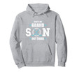 That's My Grandson Out There Ice Hockey Grandma Grandpa Gift Pullover Hoodie