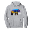 Canada Bear Hoodie Canada Landscape Art Print Hooded Sweater