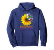 Hispanic Heritage Month National Latino Pretty Flower Flags  Pullover Hoodie