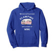 Camping Hoodies For Women -Glamping With Wine Cute Gift