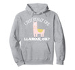 I Just Really Like Llamas Ok - Funny Cute Llama Lover Hoodie