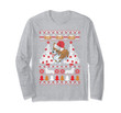 Corgi Ugly Christmas Holiday Dog Long Sleeve T-Shirt